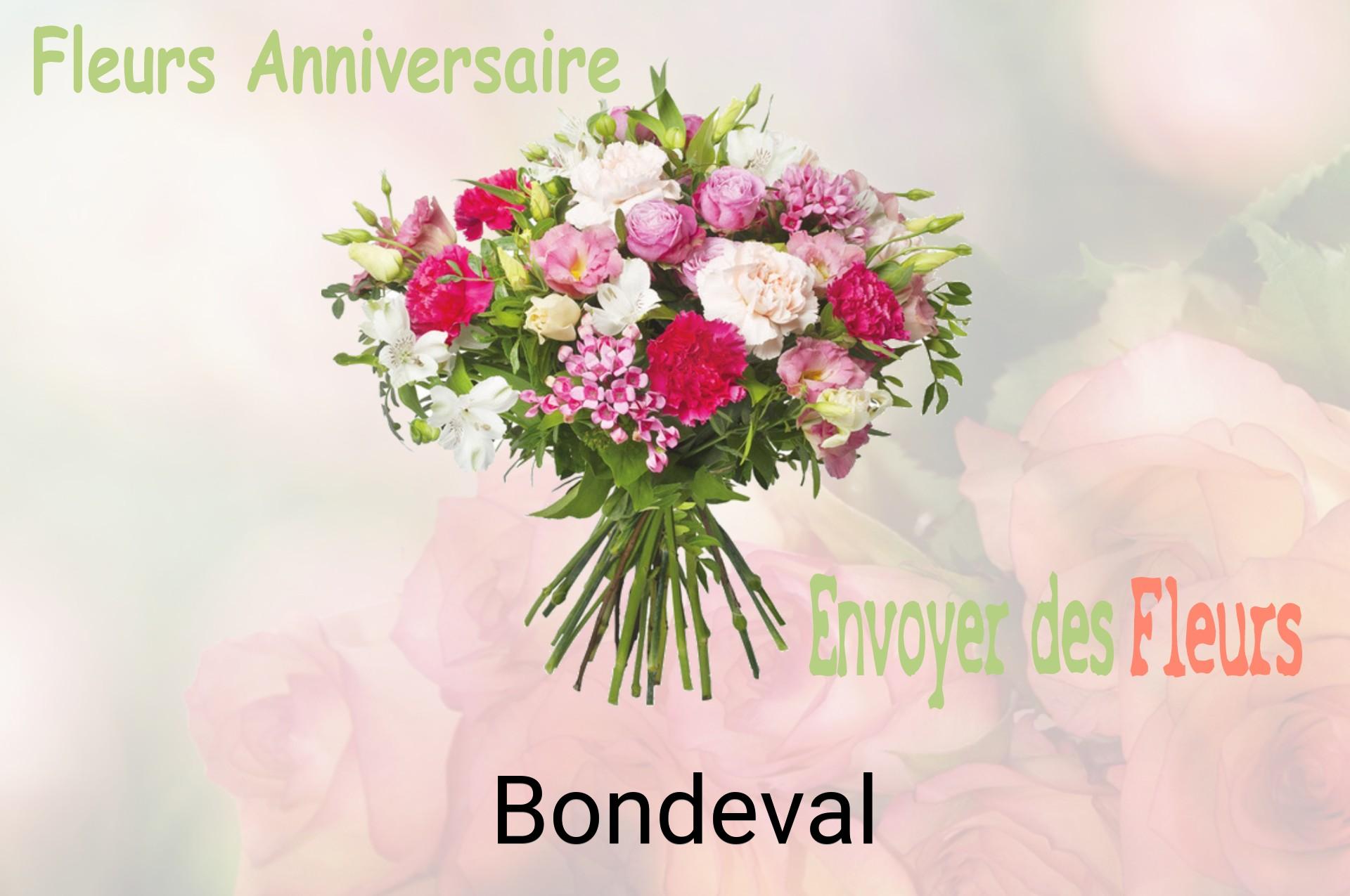 Bouquet de fleurs d’anniversaire livré à Bondeval